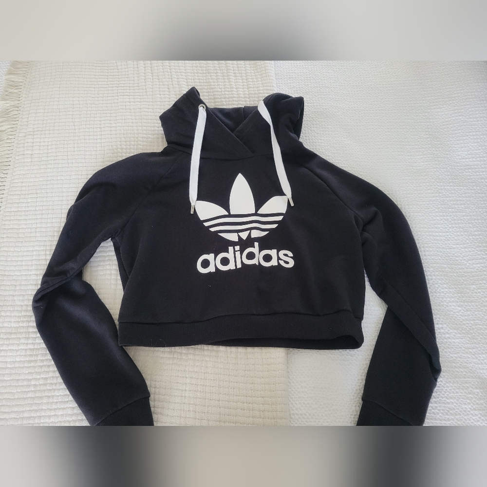 Adidas Cropped Hoodie